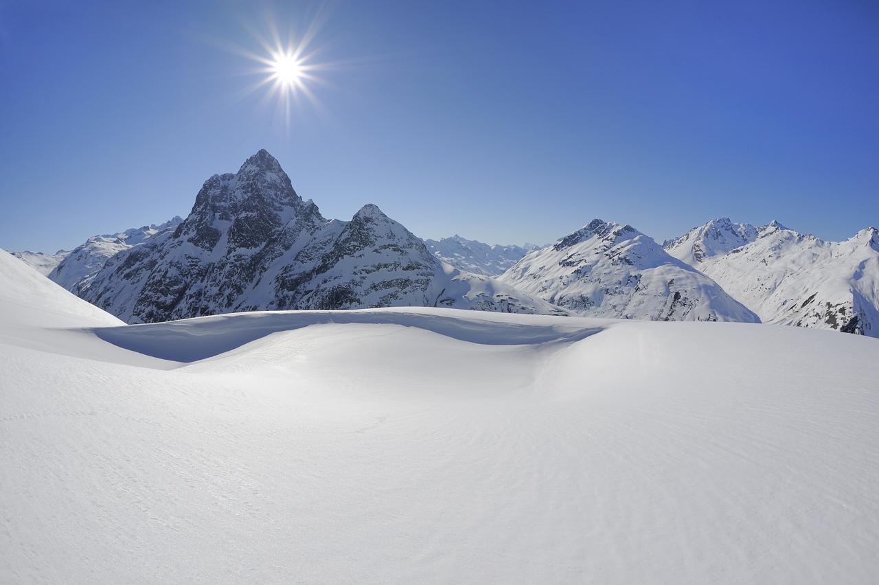 Haus Abendrot Daire Sankt Anton am Arlberg Dış mekan fotoğraf